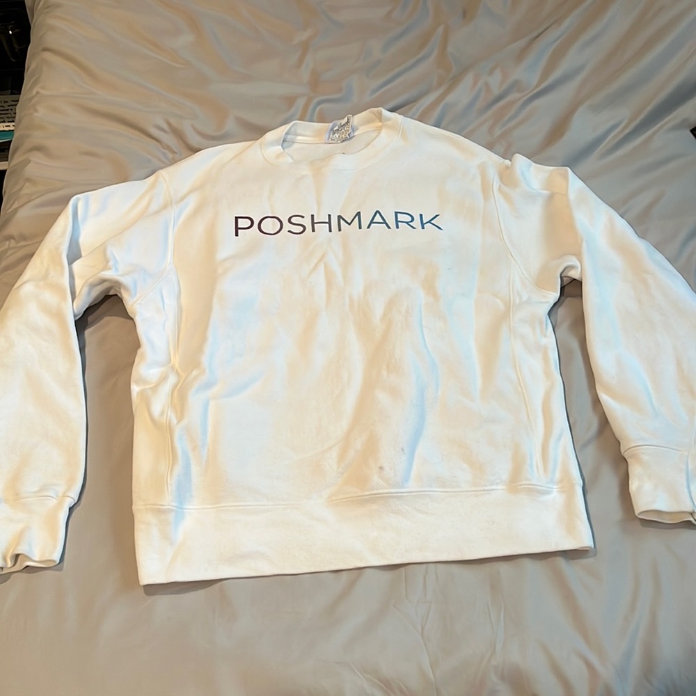 Poshmark Champion Crew Neck Sweater White Medium